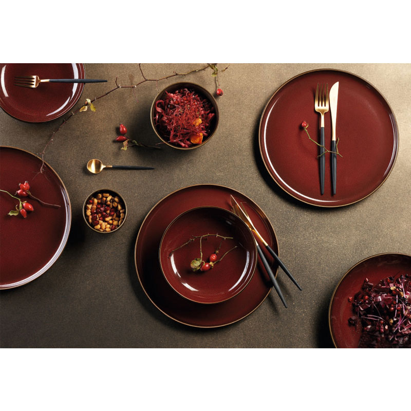 Тарелка десертная Asa Selection Kolibri Rusty Red, 22см Asa Selection 25502/250, цвет терракотовый 25502/250 - фото 4