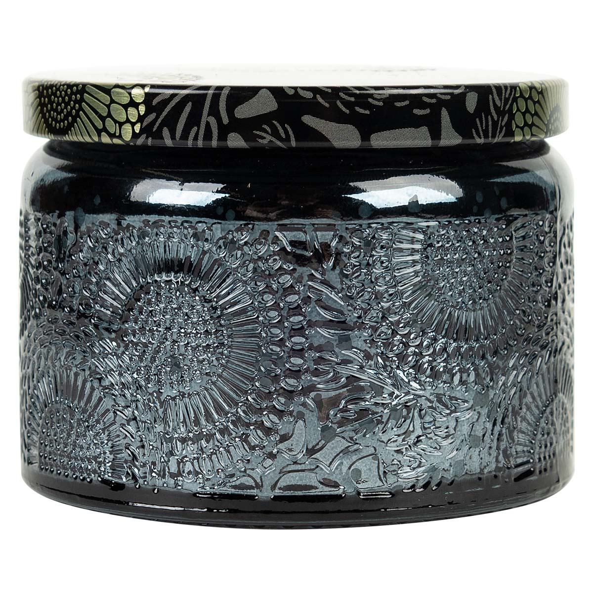Свеча Dom Aroma Лимитед Бурбонская ваниль в маленькой стеклянной банке Dom Aroma 2310, цвет черный