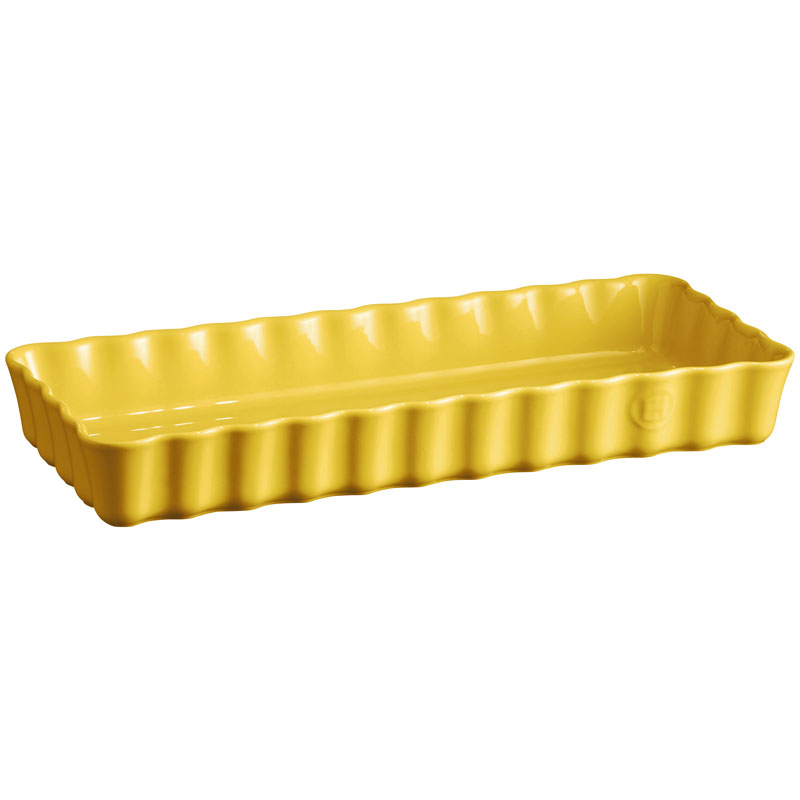 Форма для пирога прямоугольная Emile Henry, прованс Emile Henry 906034, цвет желтый - фото 1