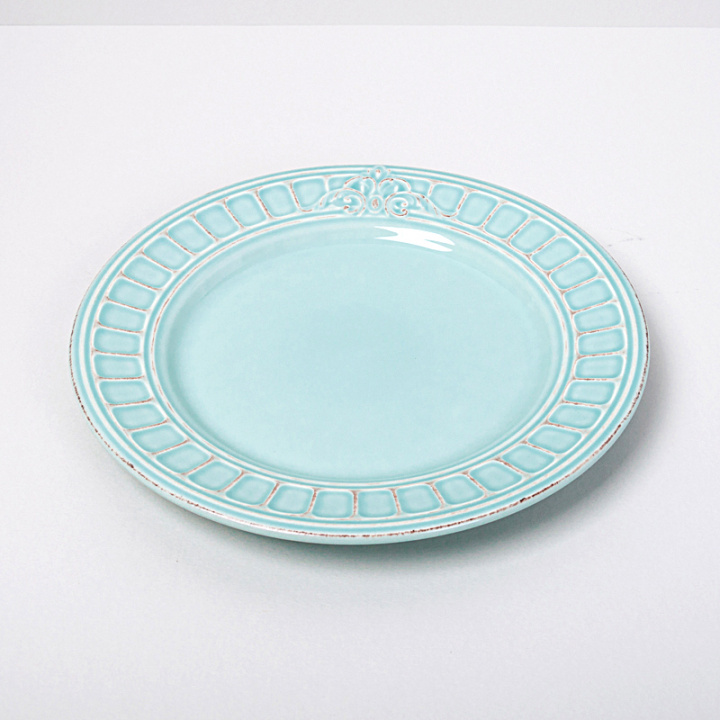 Тарелка обеденная Matceramica Venice 27,5см, цвет голубой тарелка обеденная cmielow rococo фарфоровая 25 см 75236