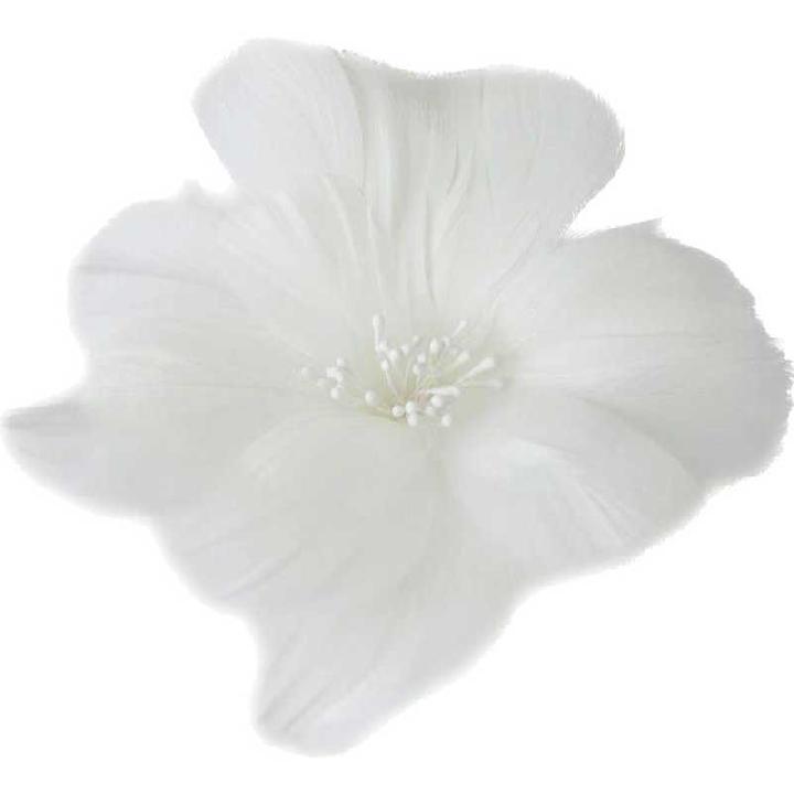 Елочное украшение Valma Белый цветок