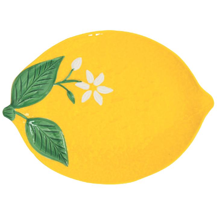 Блюдо Easy Life Цветы и лимоны. Лимон 25x18,5см