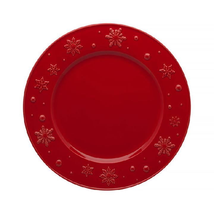 Тарелка обеденная Bordallo Pinheiro Snowflakes