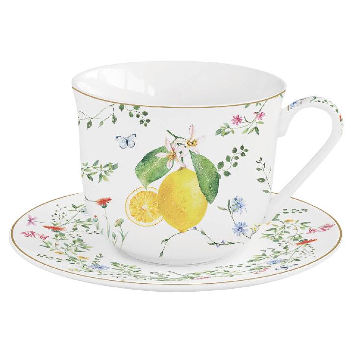 Чайная пара Easy Life Цветы и лимоны