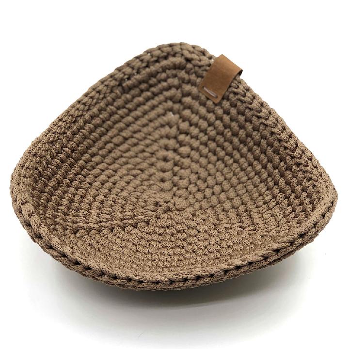 Корзинка плетеная Kenai Ceramics 15см, цвет коричневый