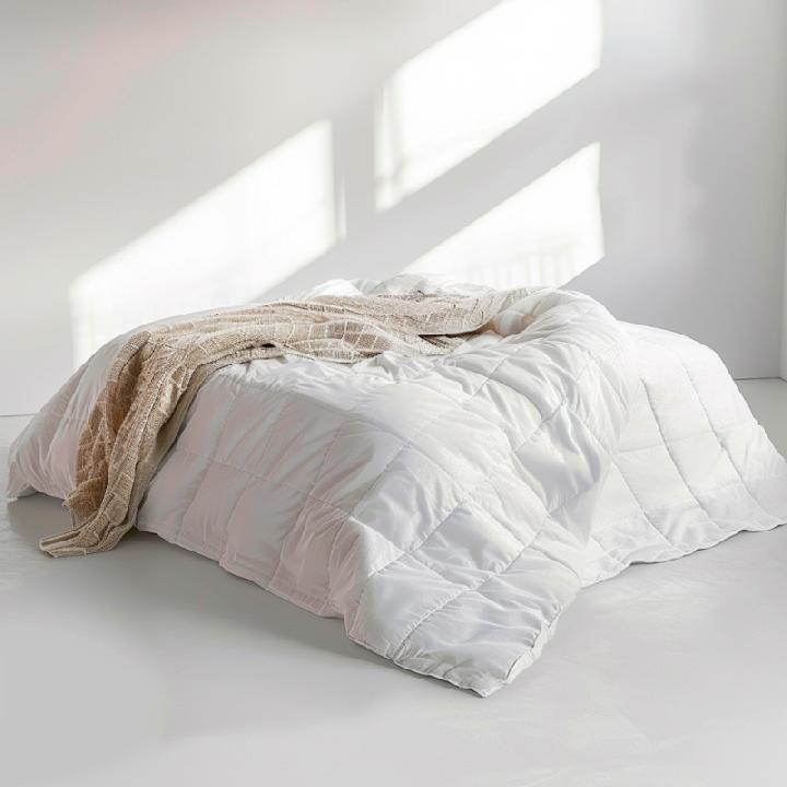 Одеяло евро Kauffmann TENCEL 200x220см, цвет белый