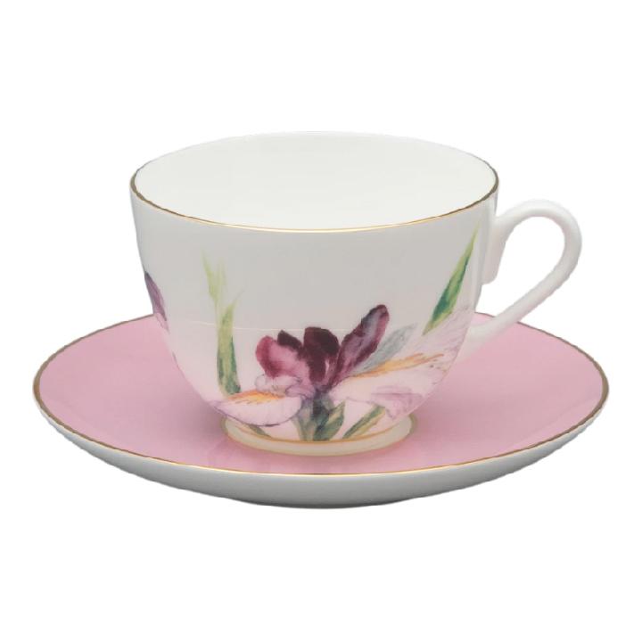 Чайная пара Императорский фарфоровый завод L'Art Des Fleurs Роузи
