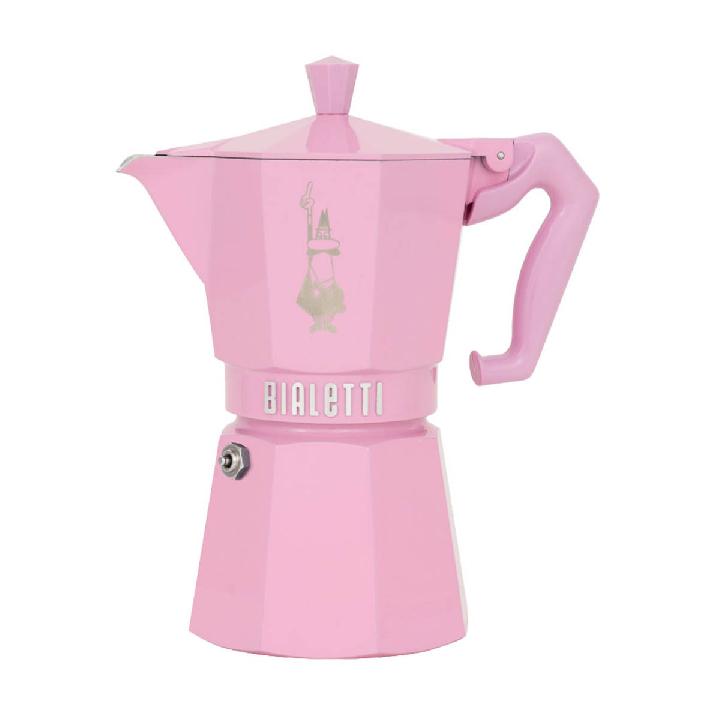 Кофеварка гейзерная Bialetti Exclusive на 6 порций, цвет розовый