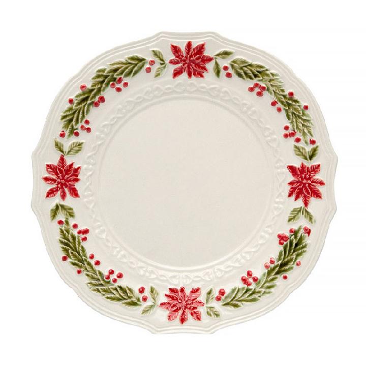 Тарелка обеденная Bordallo Pinheiro Christmas